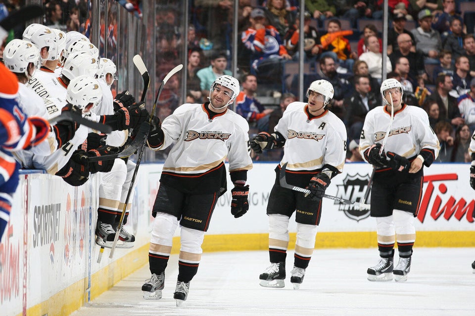 Anaheim Ducks vs. Detroit Red Wings At The Honda Center, Anahiem, California