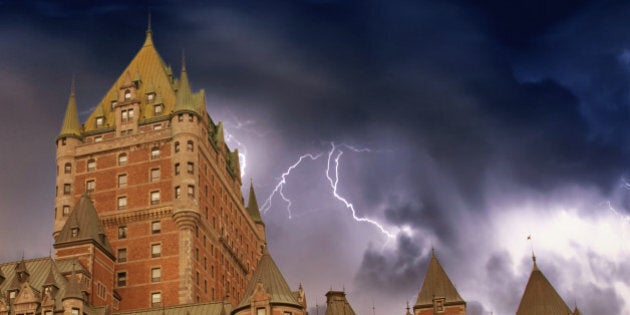 view of old quebec and the...