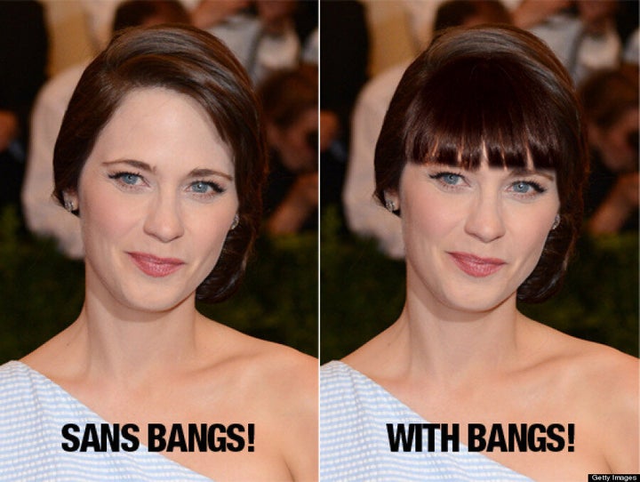 Zooey Deschanel No Bangs: 'New Girl' Star Unrecognizable At Met Gala  (VIDEO, PHOTOS)