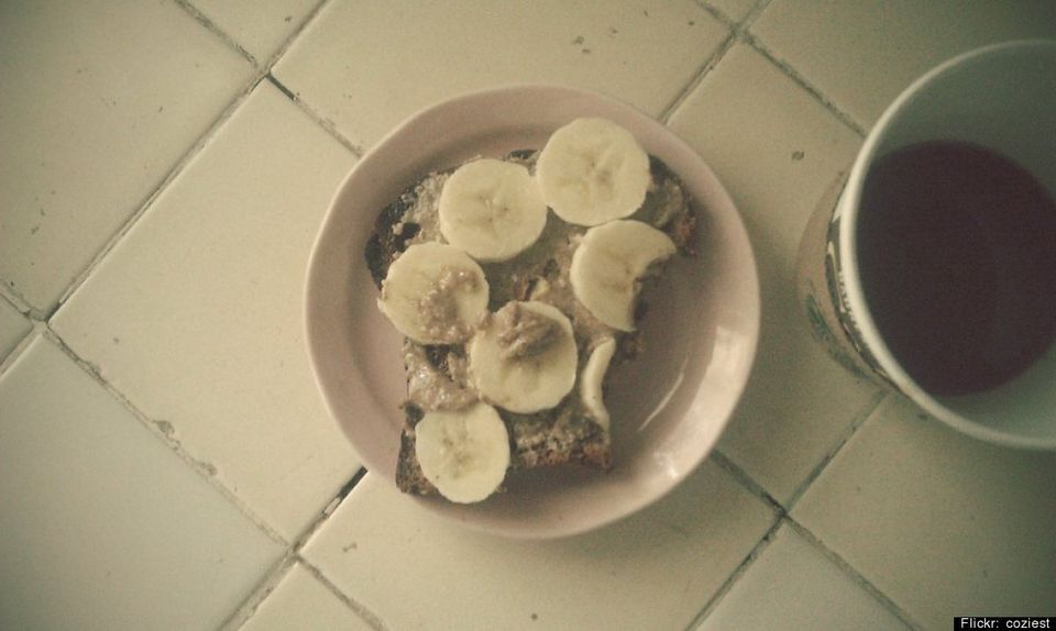 Almond Butter and Banana