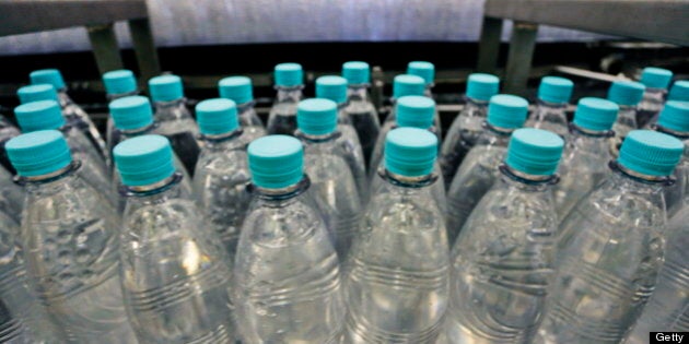 mineral water production, bottling plant