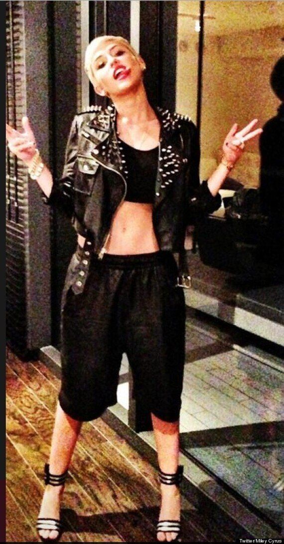 Miley Cyrus Twitter: Singer Shows Off Her Punk Rock Style On Social ...
