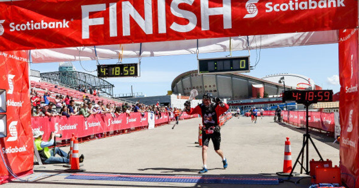 Martin Parnell's Lacrosse Gear Marathon CalgaryArea Man Attempts To