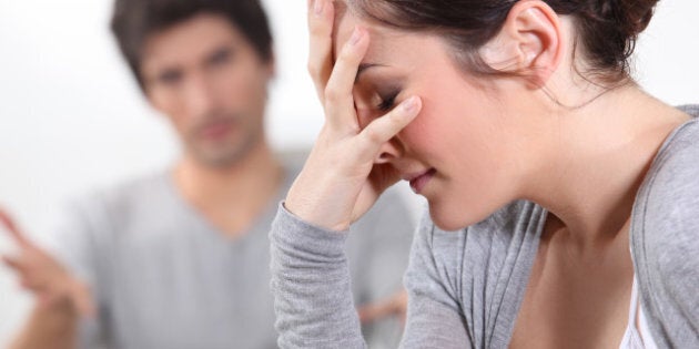 Couple having an argument