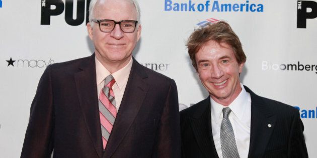 NEW YORK, NY - JUNE 20: Actors Steve Martin and Martin Short attend the 2011 Shakespeare In The Park Gala at the Delacorte Theater on June 20, 2011 in New York City. (Photo by Charles Eshelman/FilmMagic)