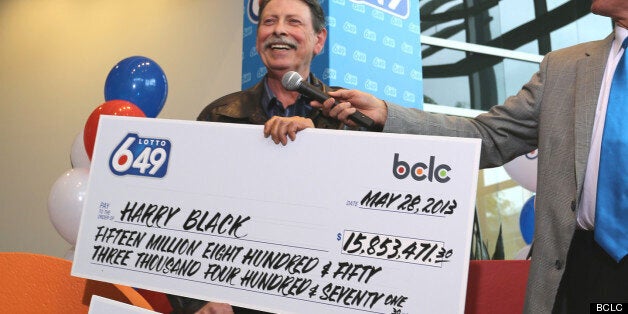 Harry Black Lotto 649 Winner Claims 31 7 Million Prize HuffPost Harry Black Lotto 649 Winner Claims 31 7 Million Prize HuffPost