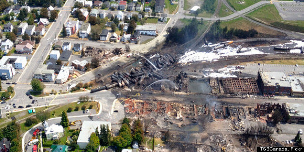 Lac Megantic Photos Show Explosion And Fire Damage From Above ...