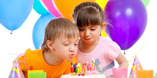 kids celebrating birthday party ...