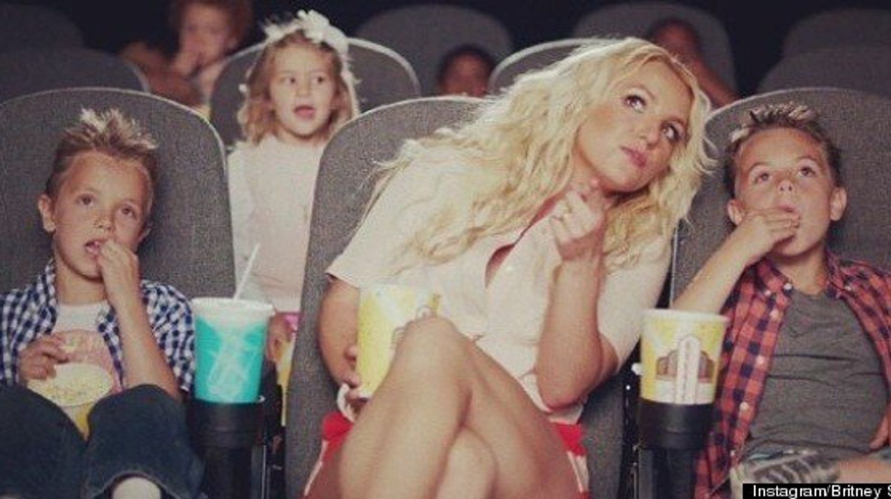 Britney Spears Ooh La La Video Features Adorable Sons Preston And