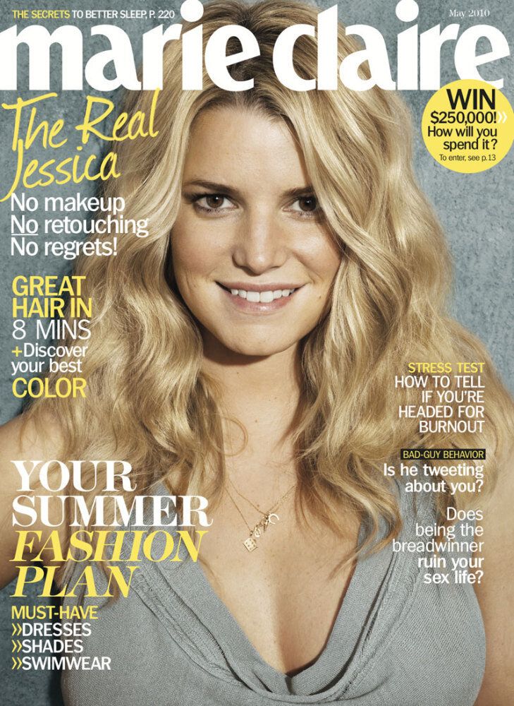 Jessica Simpson For Marie Claire