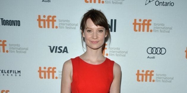 TORONTO, ON - SEPTEMBER 05: Actress Mia Wasikowska attends the 'Only Lovers Left Alive' premiere during the 2013 Toronto International Film Festival at Ryerson Theatre on September 5, 2013 in Toronto, Canada. (Photo by George Pimentel/WireImage)