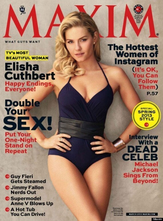 Elisha Cuthbert Cumshot - Elisha Cuthbert Is Maxim Magazine's Most Beautiful Woman In Television |  HuffPost Style