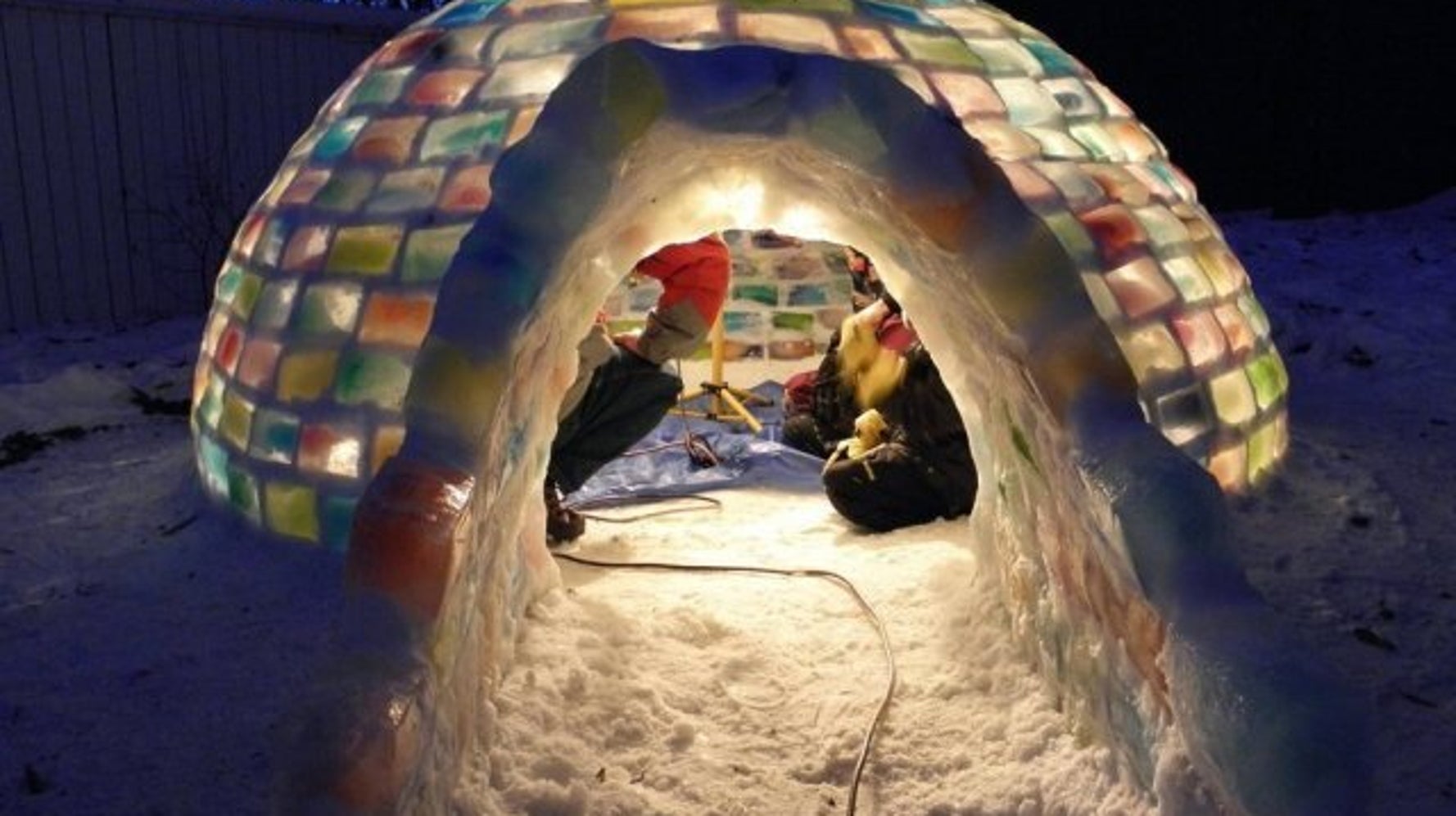 New Ways To Make Money Online Coloured Igloo In Edmonton Looks Amazing (PHOTOS) | HuffPost Canada Alberta