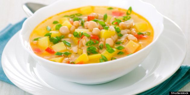 vegetarian white bean soup