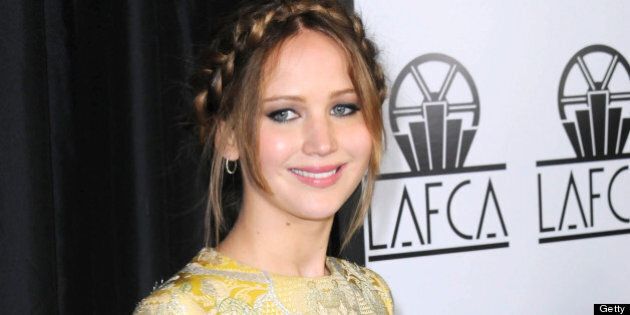 CENTURY CITY, CA - JANUARY 12: Actress Jennifer Lawrence arrives forthe 38th Annual Los Angeles Film Critics Association Awards held at InterContinental Hotel on January 12, 2013 in Century City, California. (Photo by Albert L. Ortega/WireImage)