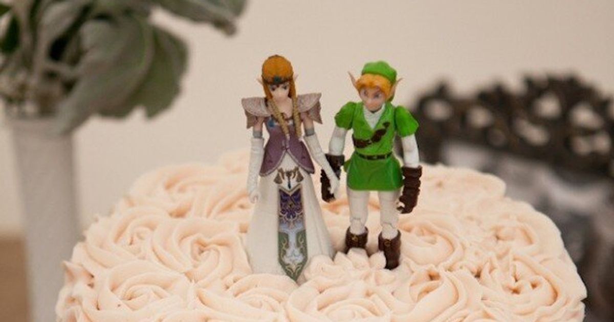 zelda wedding cake