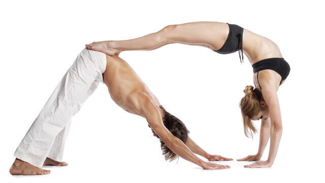 Women's Yoga Apparel | Athleta | Partner yoga poses, Couples yoga poses, Yoga  challenge poses