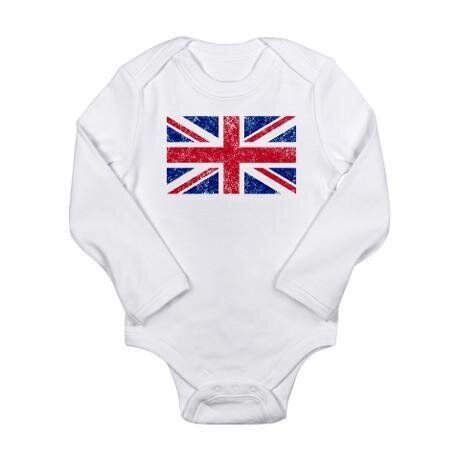 British Flag Baby Onesie