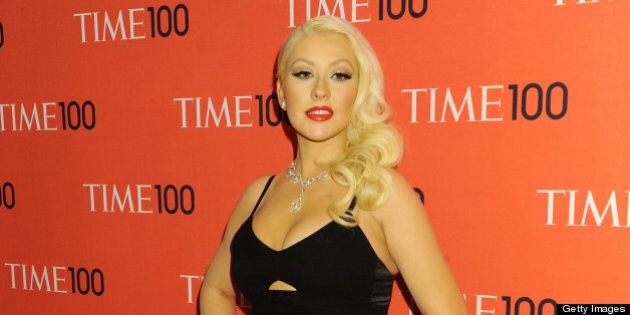 NEW YORK, NY - APRIL 23: Singer Christina Aguilera attends the 2013 Time 100 Gala at Frederick P. Rose Hall, Jazz at Lincoln Center on April 23, 2013 in New York City. (Photo by Jennifer Graylock/Getty Images)