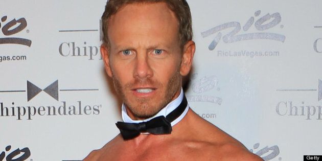 LAS VEGAS, NV - JUNE 08: Actor Ian Ziering arrives to guest host Chippendales at the Rio Hotel & Casino on June 8, 2013 in Las Vegas, Nevada. (Photo by Gabe Ginsberg/FilmMagic)