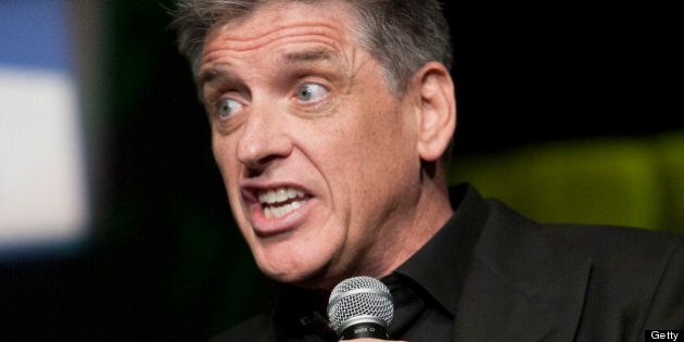 BEVERLY HILLS, CA - APRIL 30: Comedian Craig Ferguson performs on stage at Scleroderma Research Foundation's Cool Comedy - Hot Cuisine at Regent Beverly Wilshire Hotel on April 30, 2013 in Beverly Hills, California. (Photo by Michael Bezjian/Getty Images)