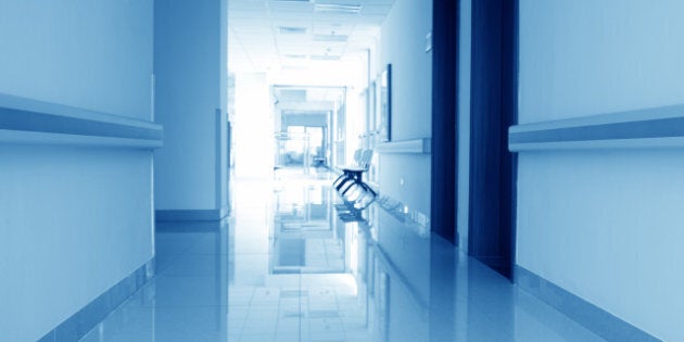 corridor in the hospital....