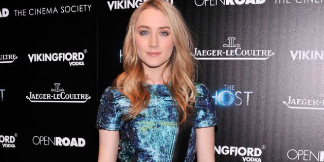 NEW YORK, NY - MARCH 27: Actress Saoirse Ronan attends The Cinema Society and Jaeger-LeCoultre Hosts A Screening Of 'The Host' at Tribeca Grand Hotel on March 27, 2013 in New York City. (Photo by Stephen Lovekin/Getty Images)