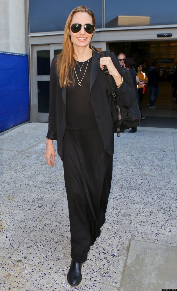 Angelina Jolie's Latest Outfit Is Giving Business Goth