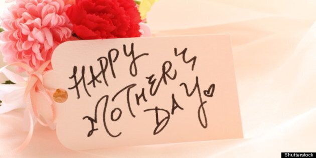 hand written mother's day card...