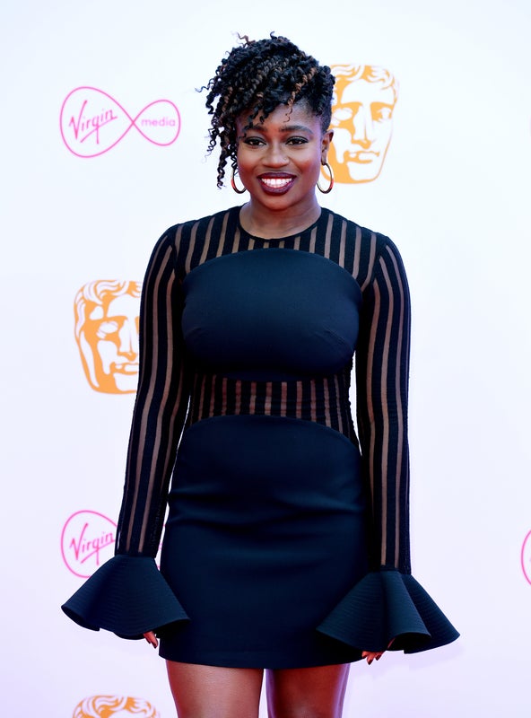 Clara Amfo attending the Virgin Media BAFTA TV awards, held at the Royal Festival Hall in London.