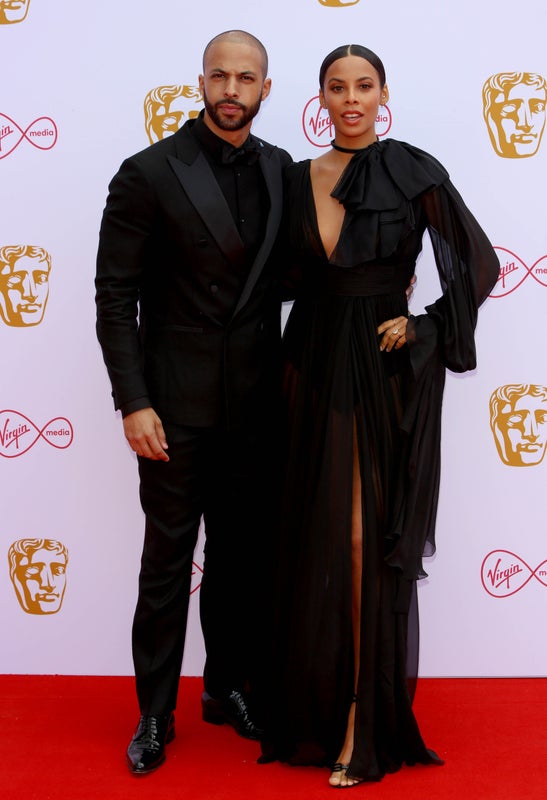 LONDON, ENGLAND - MAY 12: Marvin Humes and Rochelle Humes attend the Virgin Media British Academy Television Awards 2019 at The Royal Festival Hall on May 12, 2019 in London, England. (Photo by Dave J Hogan/Getty Images)