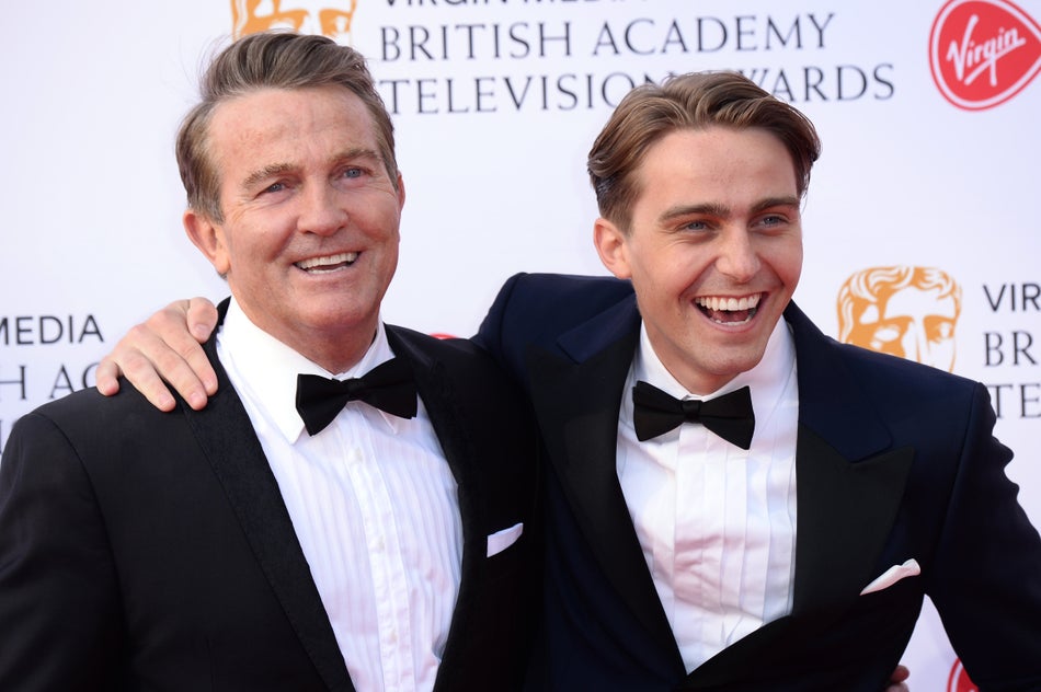 LONDON, ENGLAND - MAY 12: Bradley Walsh (L) and Barney Walsh attend the Virgin Media British Academy Television Awards 2019 at The Royal Festival Hall on May 12, 2019 in London, England. (Photo by Jeff Spicer/Getty Images)