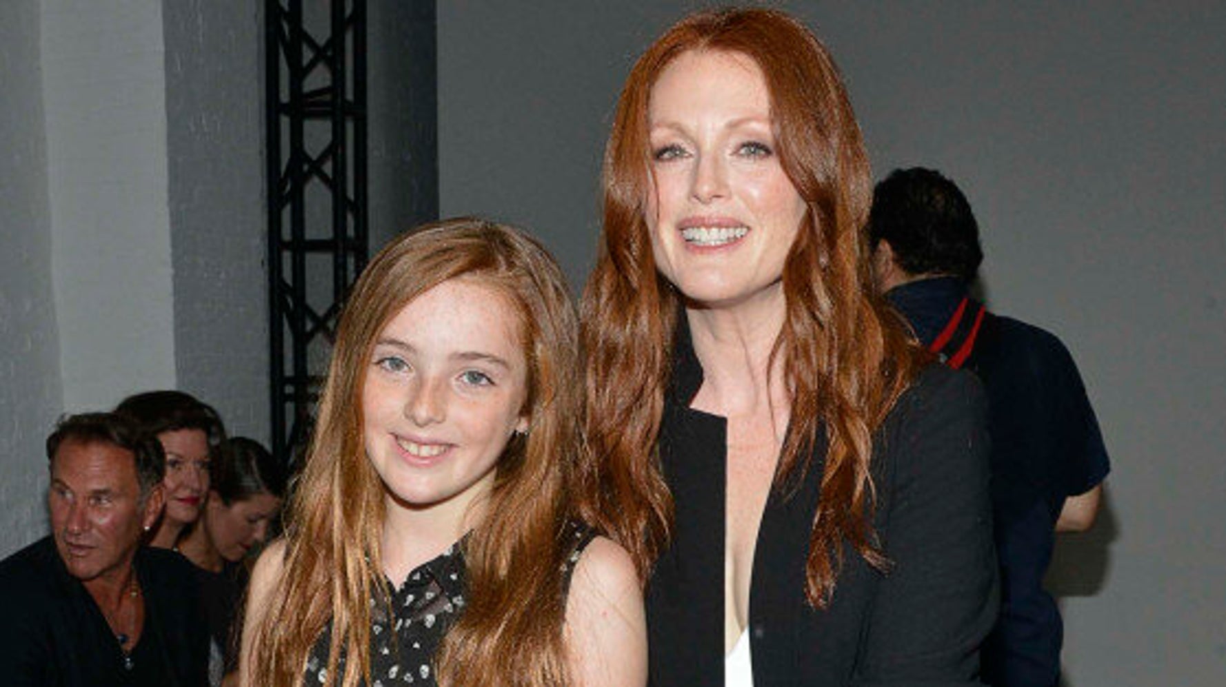 Julianne Moore Takes Her Look-A-Like Daughter To New York Fashion Week