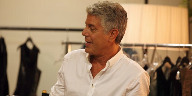 Anthony Bourdain in ABC's 'The Taste,' which ran from 2013 to 2015.