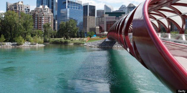Peace Bridge Crosses Over To Corporate Calgary