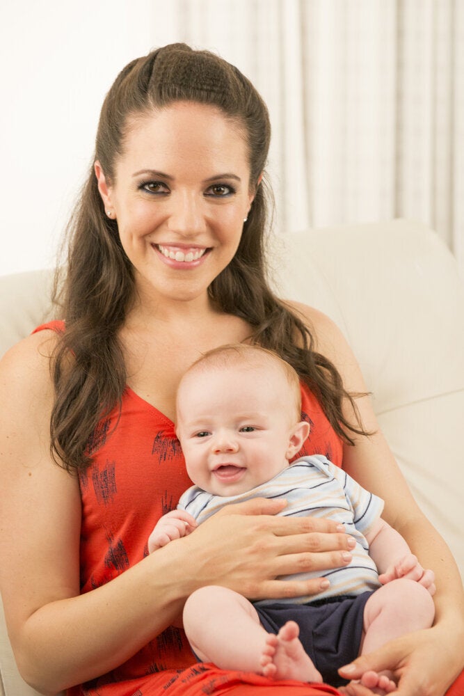 Anna Silk And Her Son