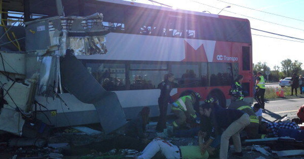 Ottawa Bus Crashes Into Train, Leaves Death Toll, Mayhem HuffPost News