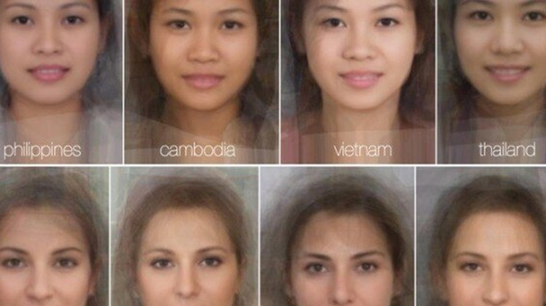 images Describing A Beautiful Woman's Face the average woman s face around the