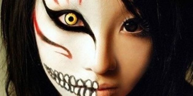 Sugar Skull, girl, face paint, anime - wallpaper #54404 (1920x1080px) on  Wallls.com