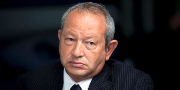 Egyptian billionaire Naguib Sawiris pauses during a Bloomberg Television interview in London, U.K., on Thursday, May 24, 2012. Sawiris said he'd be willing to sell his Telekom Austria AG stake to Carlos Slim's America Movil SAB if the Austrian government is uncooperative. Photographer: Simon Dawson/Bloomberg via Getty Images