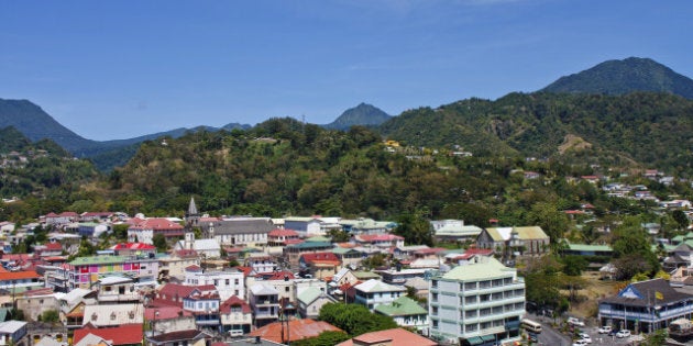 colorful town of bridgetown...