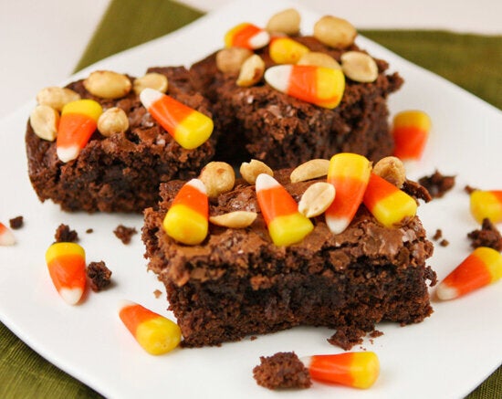 Candy Corn Brownies