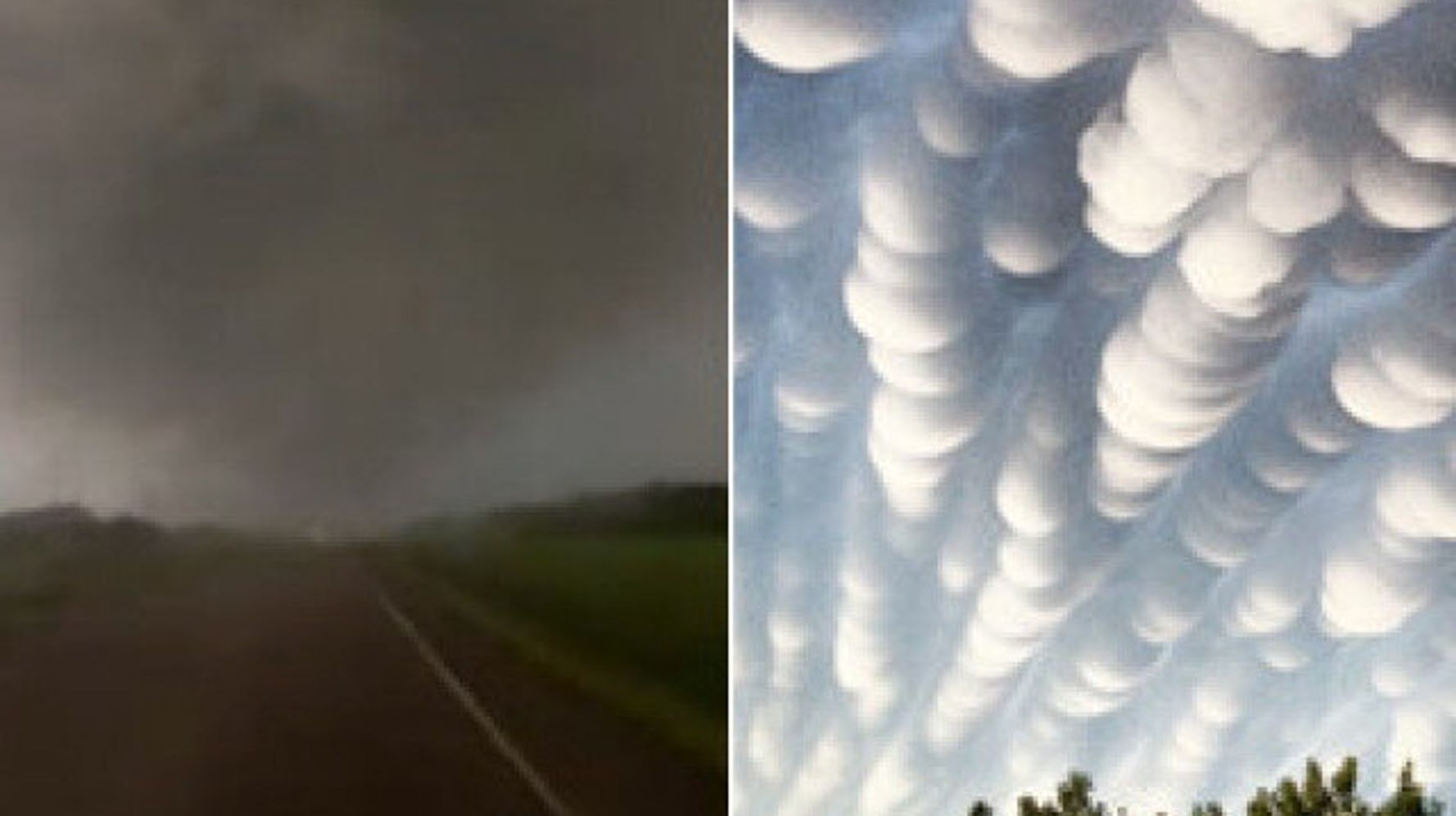Saskatchewan Storms Cause Property Damage, Amazing Mammatus Clouds ...