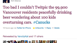 How to Survive Vancouver Stanley Cup Riots: Drinking Beer with Calm