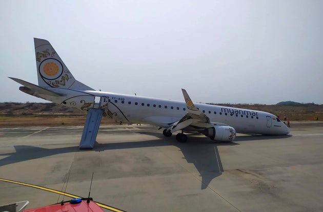 Myanmar Pilot Hailed A Hero For Safely Landing Plane Amid Landing Gear