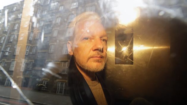 Julian Assange was detained by British police this month after seven years in the Ecuadorian embassy in London.