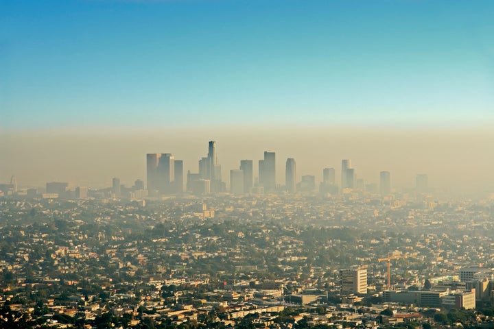 Smog over Los Angeles. While the Clean Air Act has accomplished huge amounts, there is still work to do. 