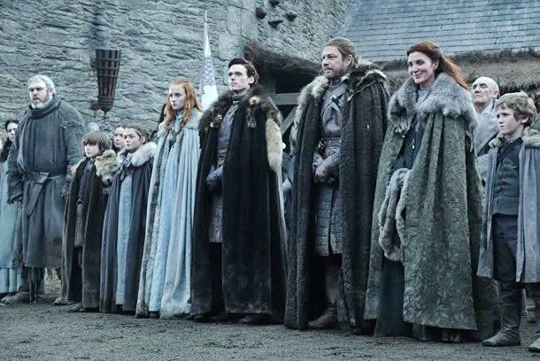 House Stark at Winterfell.