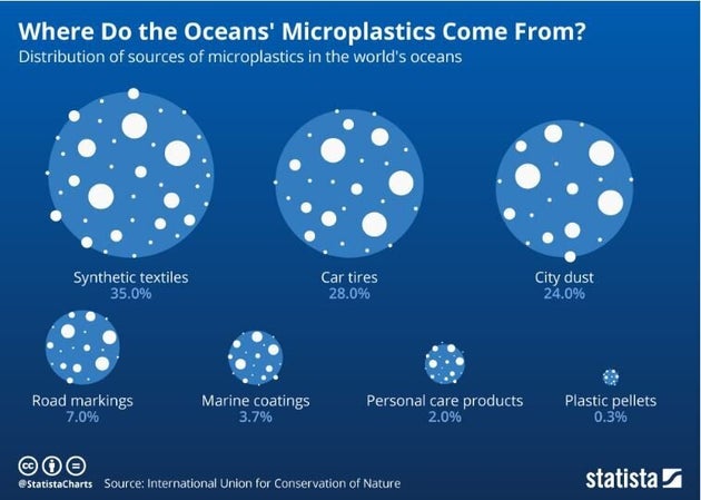 Από πού προέρχονται τα μικροπλαστικά που καταλήγουν στους