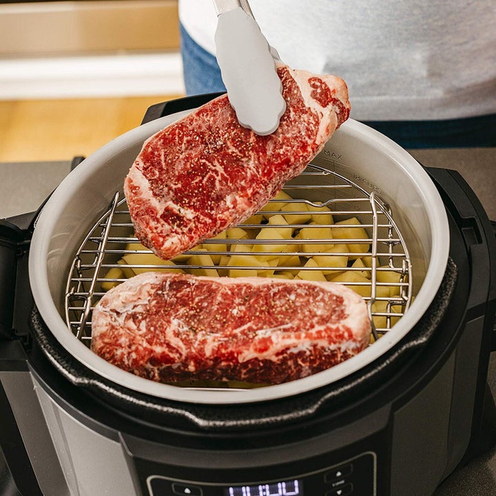 The Ninja Foodi combination pressure cooker and air fryer is $80 off at